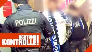 Prügelnde Fußballfans im Bahnhof: Wer hat zugeschlagen? | Achtung Kontrolle | kabel eins