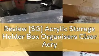 Review [SG] Acrylic Storage Holder Box Organisers Clear Acrylic Containers Fridge Kitchen Living Sh