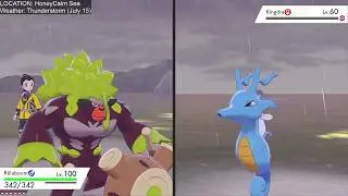 Kingdra Overworld location! Pokemon Sword and Shield Isle of armor