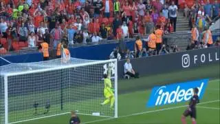 Liverpool's Grujic scores brilliant header against Barcelona