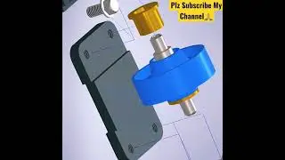 3D Animation-Belt Roller Support-Disassembly on Autodesk Inventor 