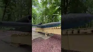 REPLICA V1 FLYING BOMB & RAMP AT ORIGINAL NORMANDY LAUNCH SITE
