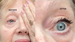 Real life mascara review of viral #maybelline mascara on almost non existent lashes