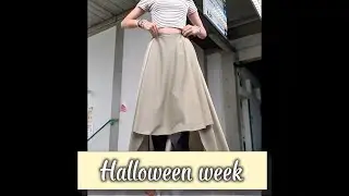 Halloween week 👻 - making my costume and my special week of classes