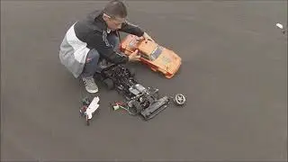Arrma Felony twin motor crash at ROSSA UK RC Speed Championships August 2021