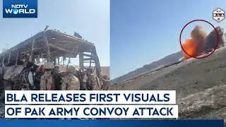 BLA Video | Baloch Liberation Army Releases First Video Of Pak Army Convoy Attack, Claims To Kill 90