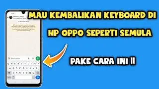 How to restore the keyboard to its original state on oppo | Restore the keyboard to its original ...