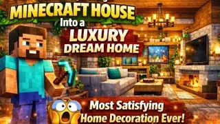 Minecraft house 🏡 Into a Luxury Dream Home!