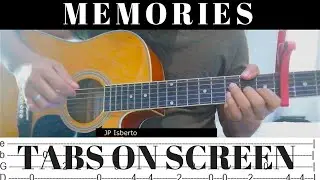 Maroon 5 - Memories ( Fingerstyle Guitar Cover) Tabs