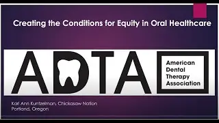 &ldquo;Dental Therapy Unity: Leading a Revolution in Oral Healthcare Equity&rdquo;