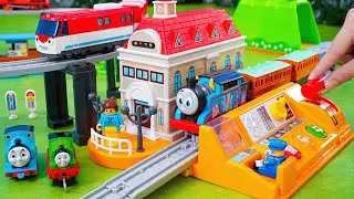 Plarail Shinkansen ☆ Construction of multi-purpose Takara Tomy 3-lane Subway Base Control Center