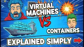 VMs vs Containers: Explained Simply #virtualization  #docker  #devops  #cloudcomputing  #sysadmin