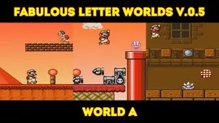 MARIO WORKER REMAKE V.3.03 - FABULOUS LETTER WORLDS SERIES V.0.5 - WORLD A - GAMEPLAY - 1080P