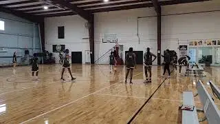 Shining Stars Sports Academy gets moving during practice in Petersburg