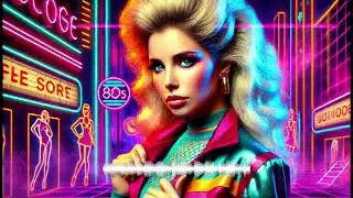 Electro Gaze: 80s Futuristic Synthwave Diva 🌟🎶