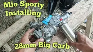 Installing 28mm Big Carburetor - Mio Sporty