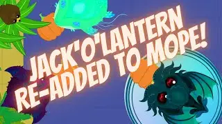 *ULTRA RARE *JACK'O'LANTERN PUMPKIN IN MOPE IO//BLACK DRAGON IN IGLOO!