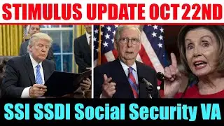 Stimulus Check Update | SSI SSDI Social Security VA | Second Stimulus Check | Oct 22nd