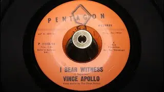 Vince Apollo &ndash; I Bear Witness - Pentagon Records &ndash; P 1112-11