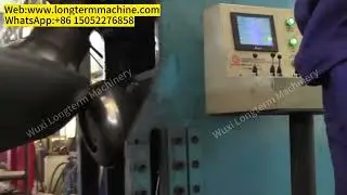 LPG Storage Tank / Big Vessel Container End Dish Metal Spinning Machine