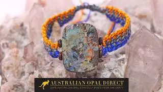 Boulder Opal Bracelet for Sale, Blue  Opal Bracelet - Australian Opal Direct | Worldwide Shipping
