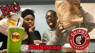 Moe&rsquo;s VS Chipotle MUKBANG + College Freshman Tag !!!