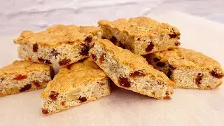 Очень быстрый и вкусный рецепт печенья с изюмом и орехами # 198