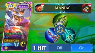 CLINT MANIAC!! REKOMENDASI BUILD & EMBLEM 1 HIT UNTUK KING CLINT - Mobile Legends