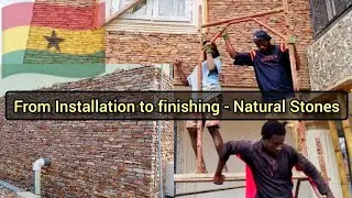 from A to Z - How I supply & install natural Stone cladding // starting to finishing / free delivery