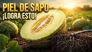 Cómo cultivar Melones que sorprendera a todos! 🫳🌱