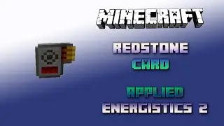 Redstone Card 📀 Minecraft Applied Energistics Tutorial 📀 Deutsch / German 📀 #Minecraft