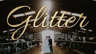 How to Make Gold Glitter Text Font in Photoshop CC - Typography Tutorial