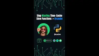 ✋🏽 Stop Wasting Time: Cache Slow Function With @cache