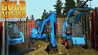 Gold Mining Simulator #12 - TESTANDO NOVA MAQUINA DA DLC MINA PERFURADOR