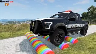 Cars vs Massive Speed Bumps and Muddy Roads #619 BeamNG.drive | BeamNG-Cars TV live 7