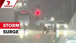 Melbourne's summer deluge: Flash flooding and blackouts cause chaos | 7NEWS