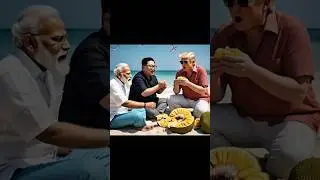 Trump, Kim Jong Un & Modi Enjoy Jackfruit Feast at Mumbai Beach &ndash; A Diplomatic Delight