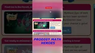 #short #prodigyshort: DECEMBER 2022 NEW MYTHICAL EPIC: PRODIGY MATH HEROES