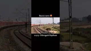 Dynamic 180 degree curve of lndian railway #indianrailways #viralvideos