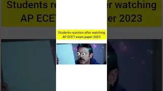 AP ECET exam 2023 | chala tough anta ga exam paper  #apecet2023 #ecet2023 #ecet