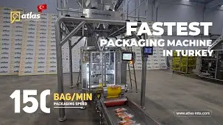 150 Pkt/Dakika | T&uuml;rkiye&rsquo;nin En Hızlı Paketleme Makinesi | Atlas ContiPro S&uuml;rekli Paketleme Makinesi