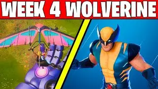 Fortnite - Wolverine Week 4 Challenge - Launch Off All Sentinel Hands Without Touching The Ground