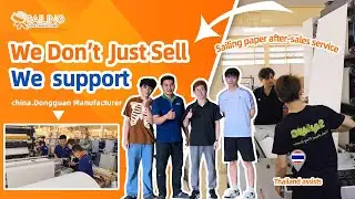 Printing & Slitting Machine Training in Thailand | Sailing Label After-Sales Service