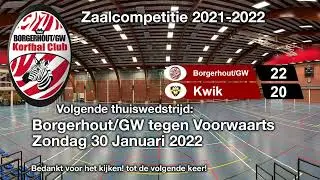 Borgerhout/GW tegen Kwik A - 09 januari 2022