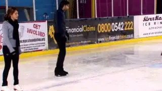 Samia Begins To Wobble Alone On The Ice - Dancing On Ice