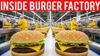 Inside the World&rsquo;s Largest Burger Factory. ||How Burgers Are Made.