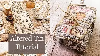 Altered Tin Tutorial | DT project for Digital Collage Club | JJ#200