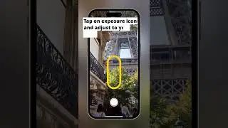 Lock in your iPhone camera exposure settings!🤩 #iphonephotographyschool #iphonecamera #photography