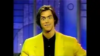 Classic funny Jim carrey on Arsenio Hall playing a drunk man 1992 then being the wise man he is now