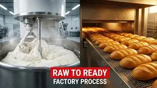 Inside a Massive Bread Factory: 100,000 Loaves Per Day